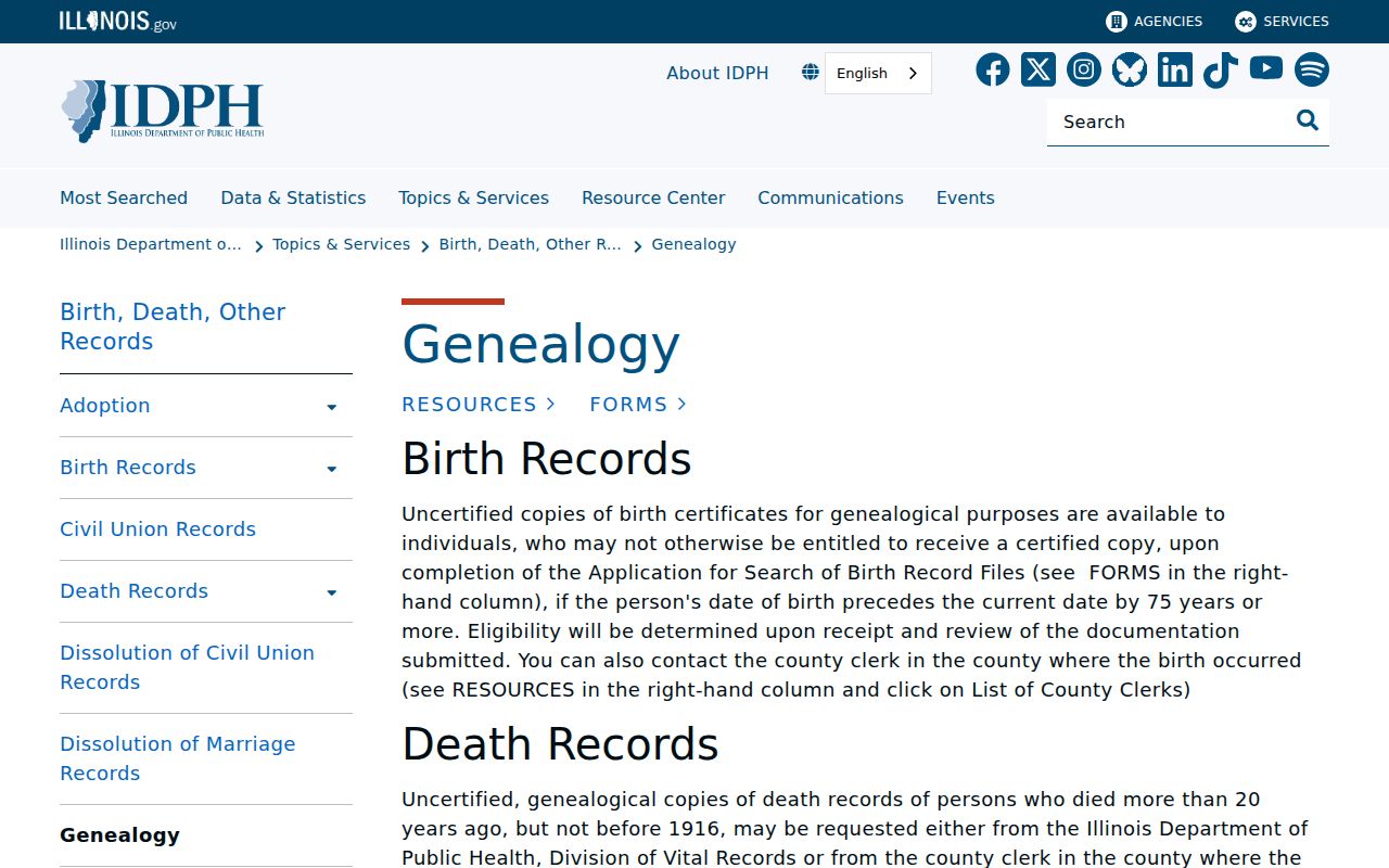 Elmhurst previous residents Illinois genealogy records guidance