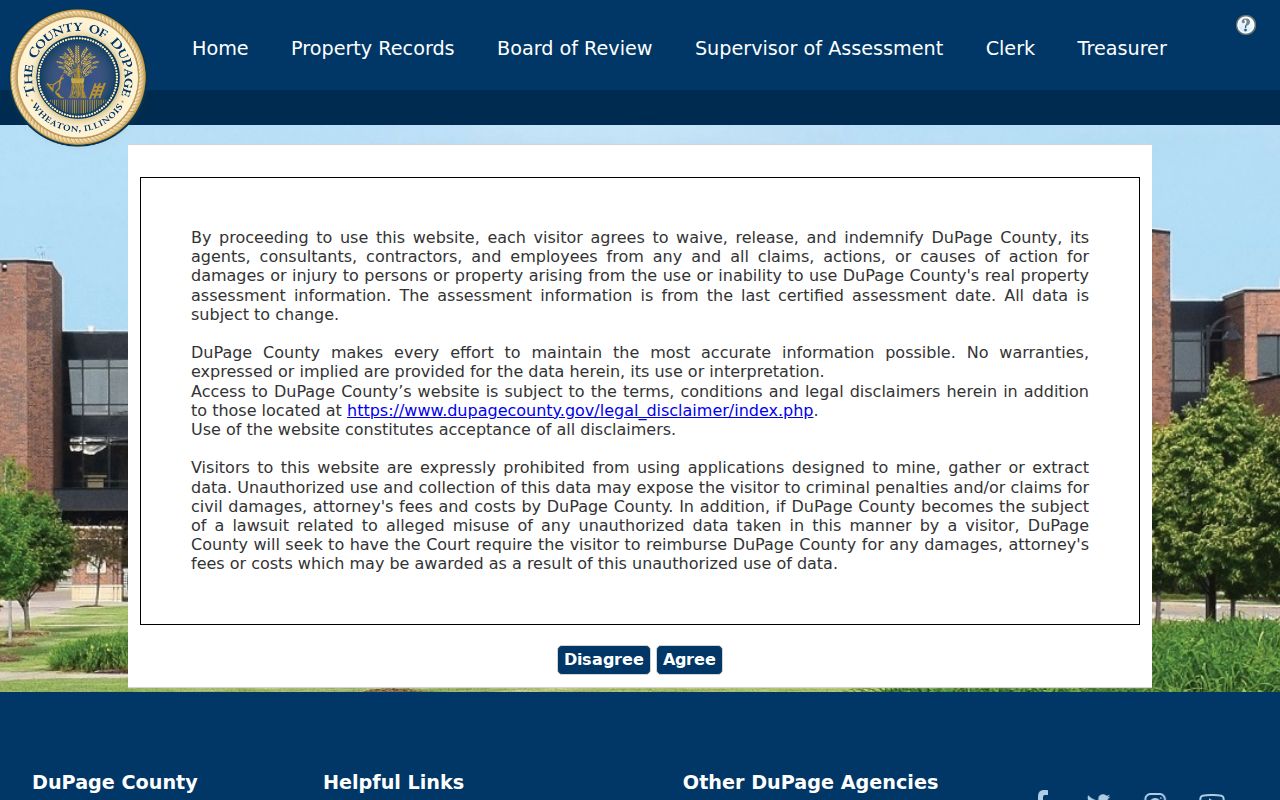 Elmhurst street directory DuPage property address search